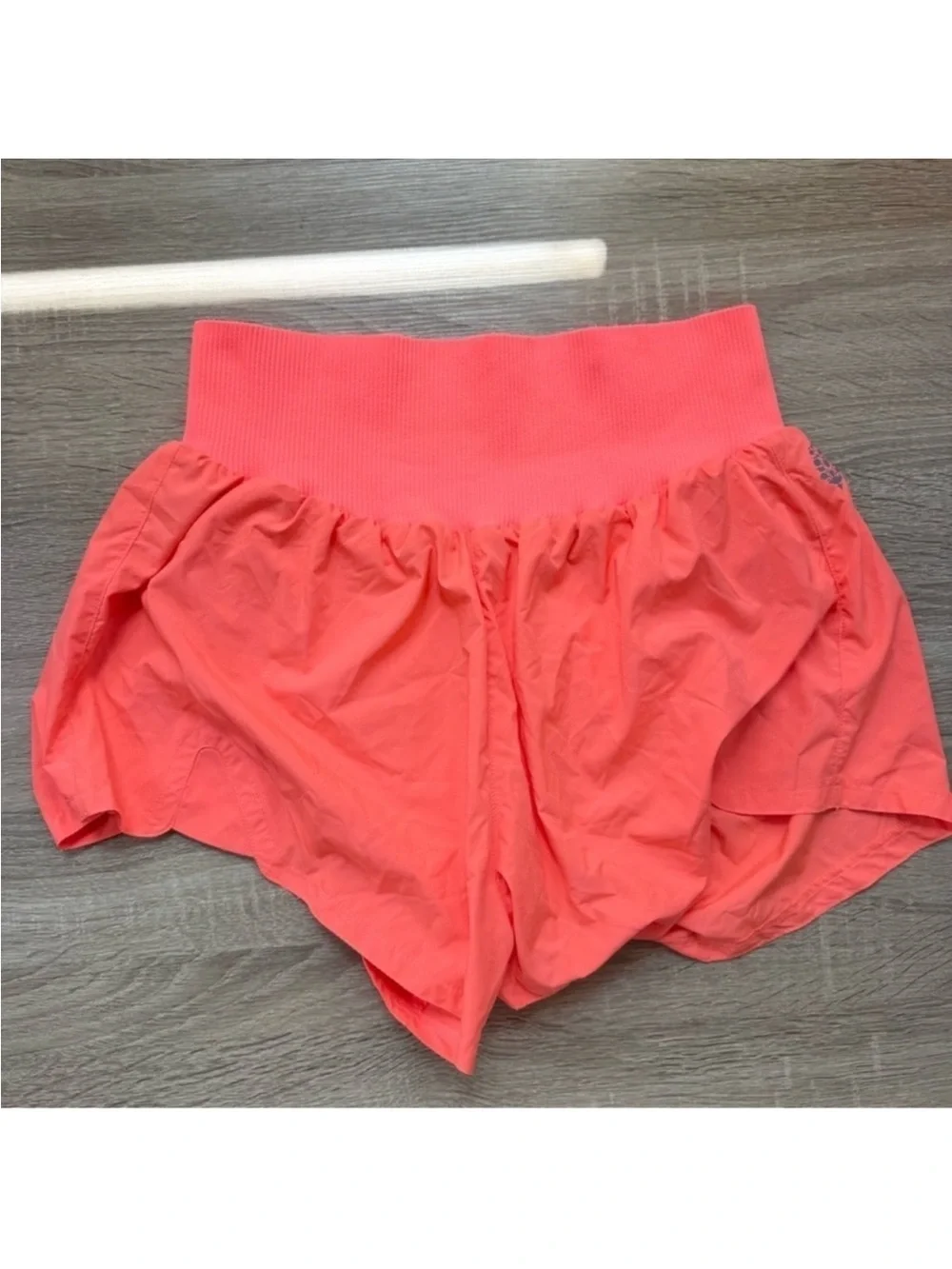 New Free People Movement Carpe Diem Shorts Neon Coral XL